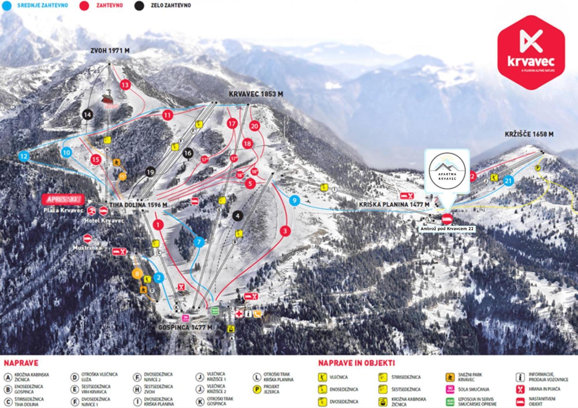 Apartma Krvavec - Cosy Mountain Retreat Cerklje na Gorenjskem Eksteriør bilde